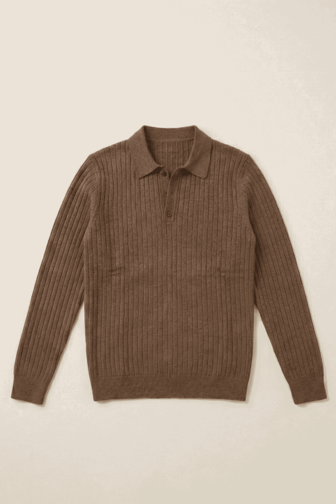 Héctor|Polo de punto acanalado - CasaCavari