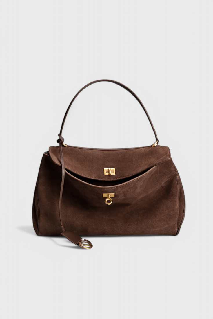 Henna|Bolso de Hombro de Ante - CasaCavari