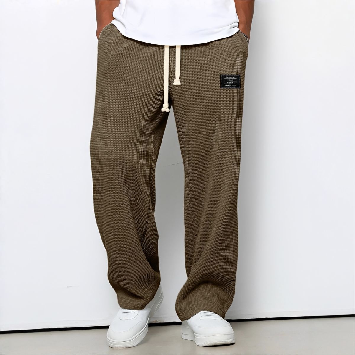 Bastien | Pantalon ample à taille ajustable - Casa Cavari