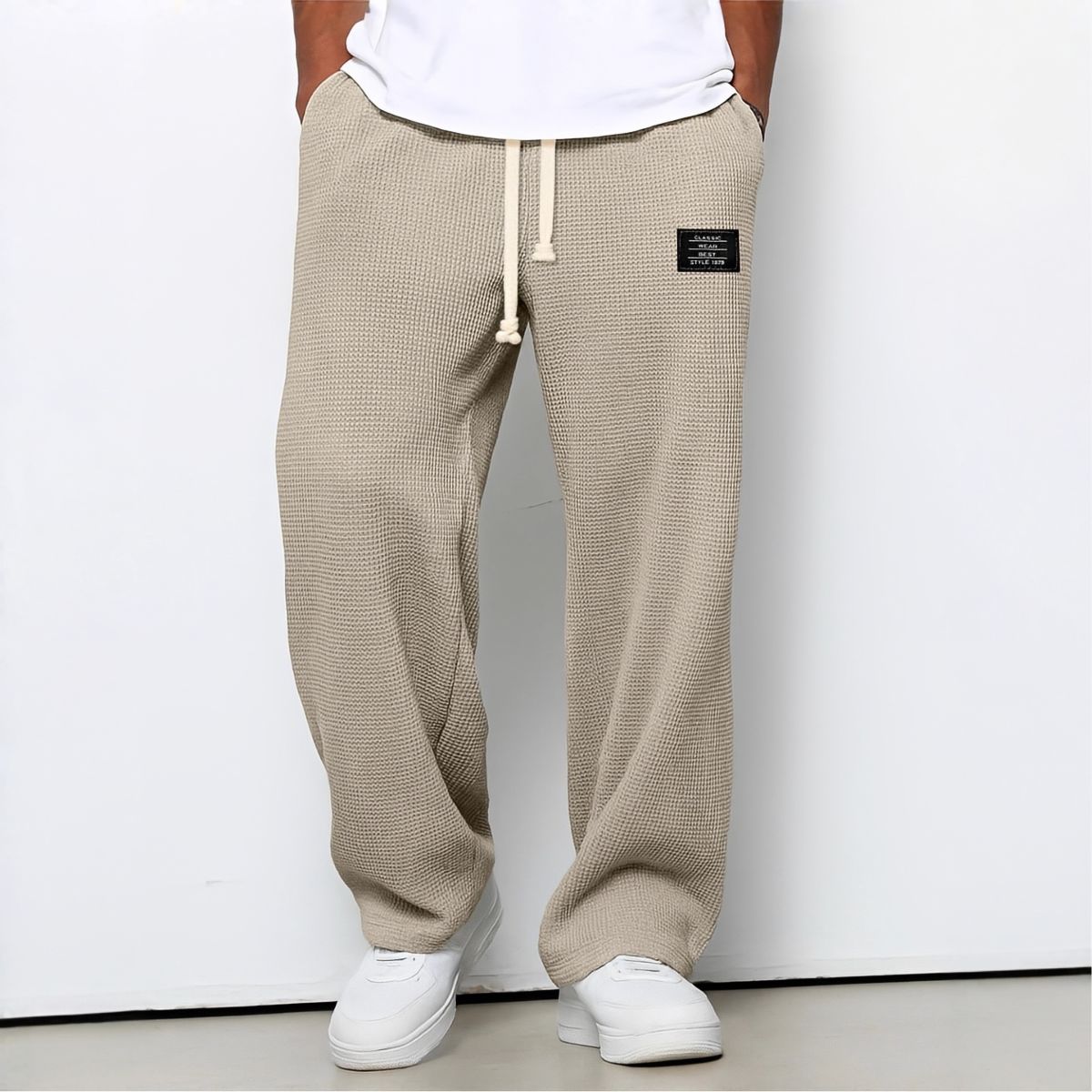 Bastien | Pantalon ample à taille ajustable - Casa Cavari