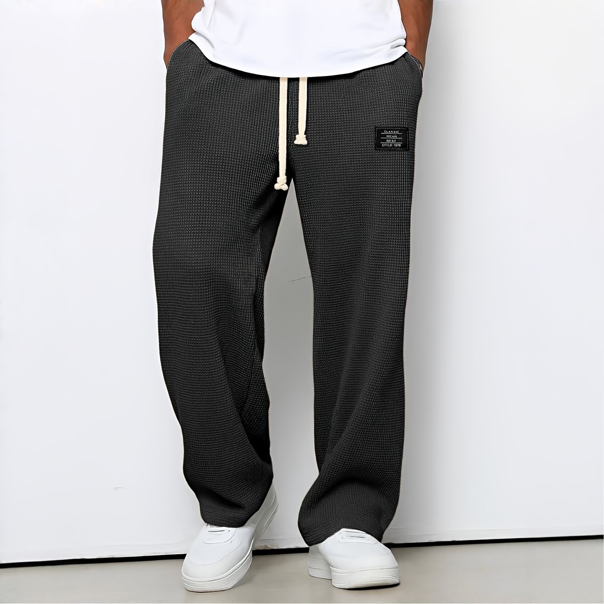 Bastien | Pantalon ample à taille ajustable - Casa Cavari