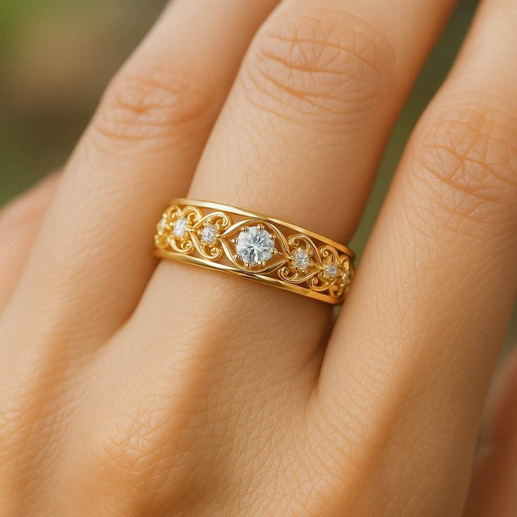 Inés|Anillo entrelazado con circonita - CasaCavari