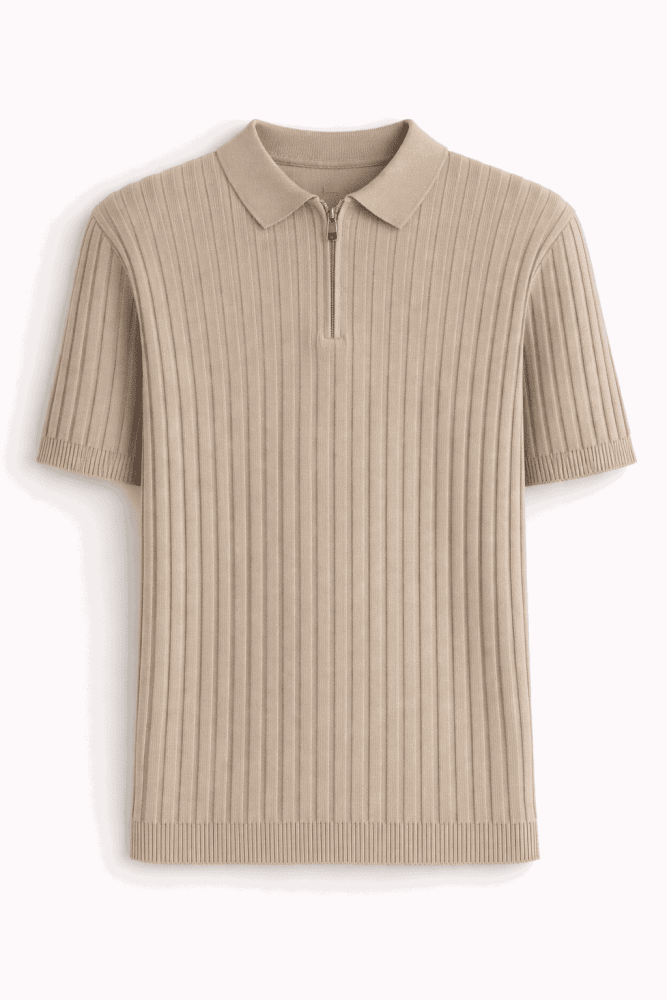 Iván|Polo de punto con cremallera - CasaCavari
