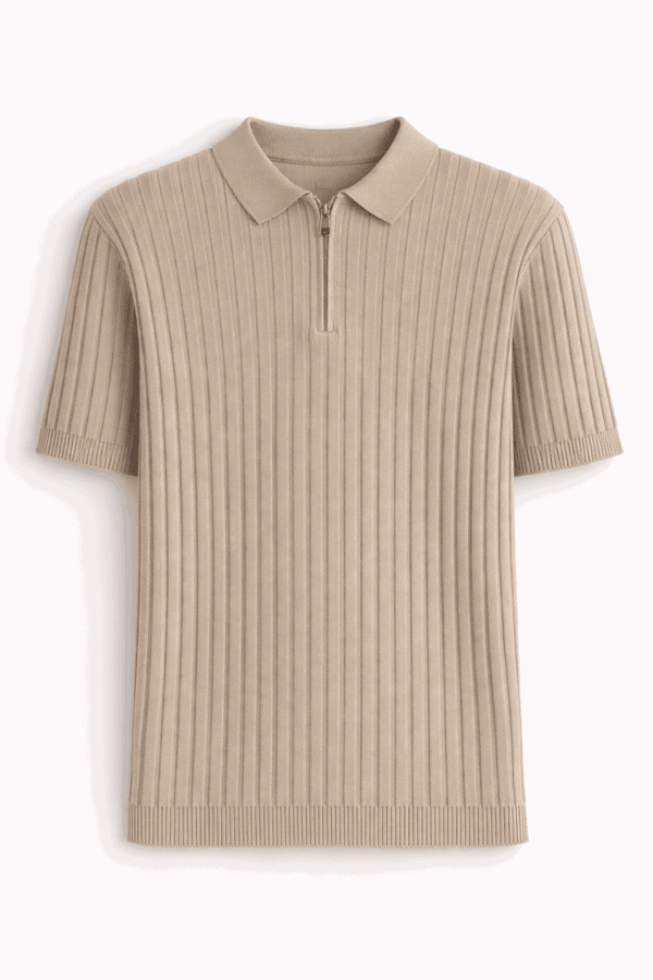 Iván|Polo de punto con cremallera - CasaCavari