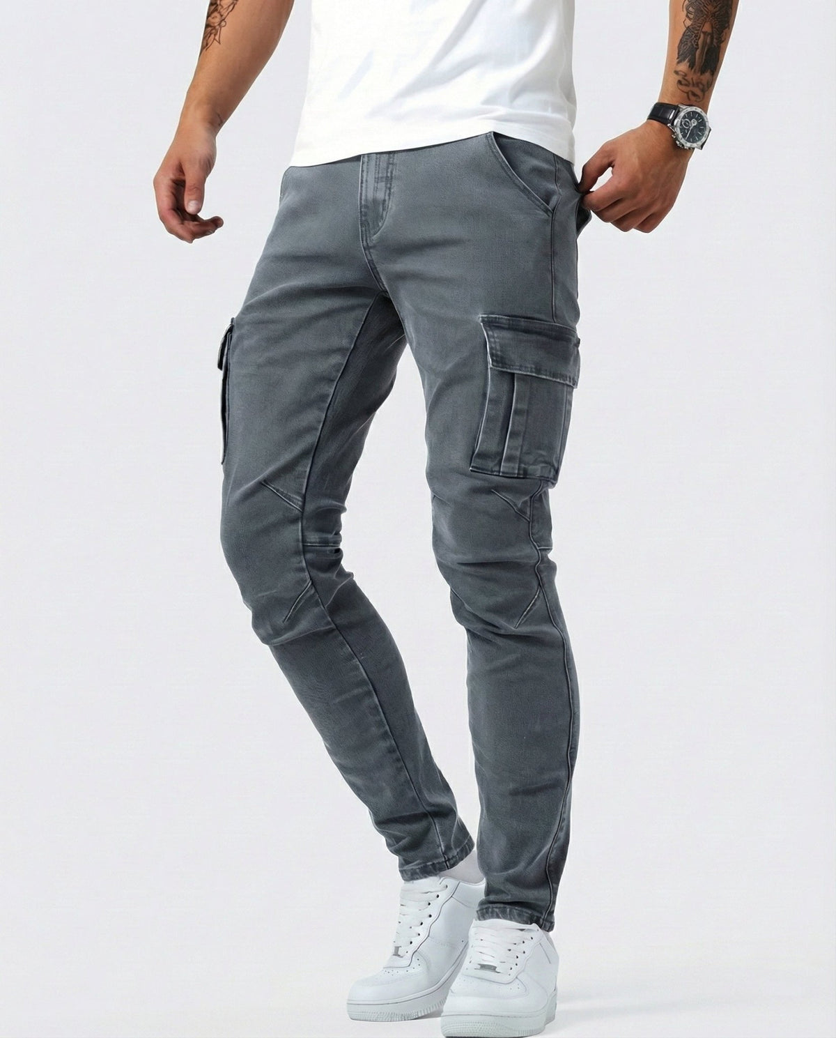 jack|Pantalón Cargo Marino - CasaCavari