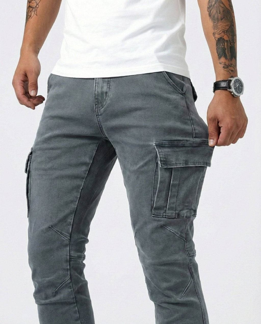 jack|Pantalón Cargo Marino - CasaCavari