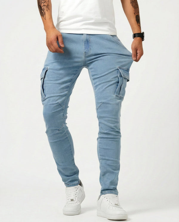 jack|Pantalón Cargo Marino - CasaCavari
