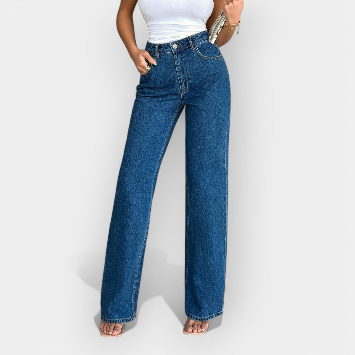 JEANS DE CINTURA ALTA - CasaCavari