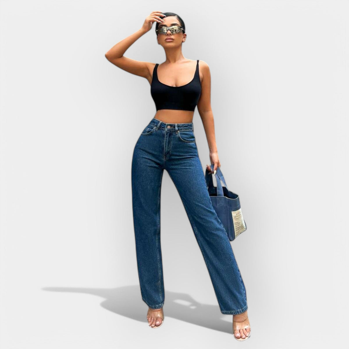 JEANS DE CINTURA ALTA - CasaCavari
