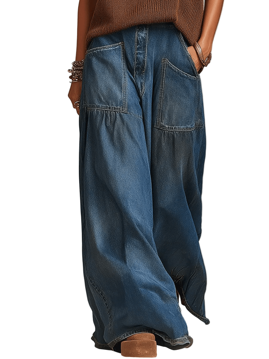 JEANS VINTAGE BOHEMIO - CasaCavari