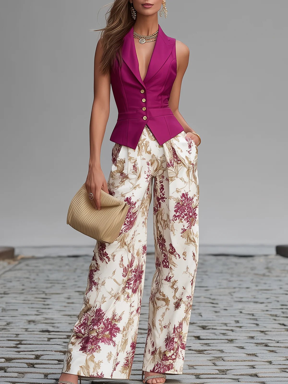KYLA| CONJUNTO FLORAL - CasaCavari