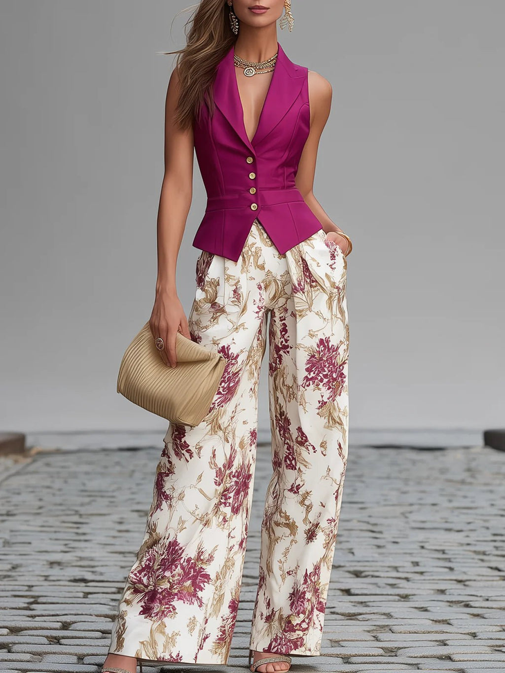 KYLA| CONJUNTO FLORAL - CasaCavari