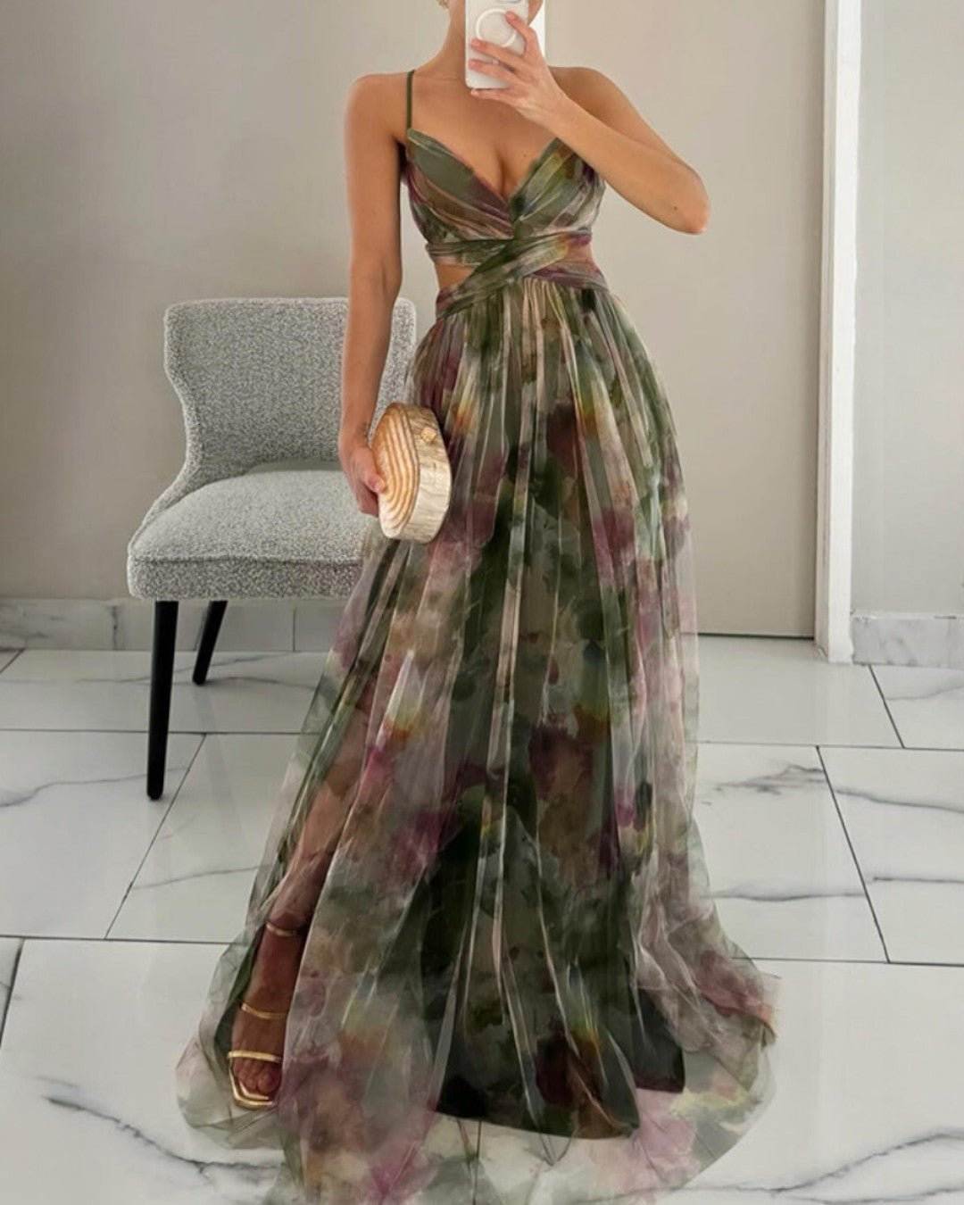 LA SCINTILLA|VESTIDO MAXI - CasaCavari