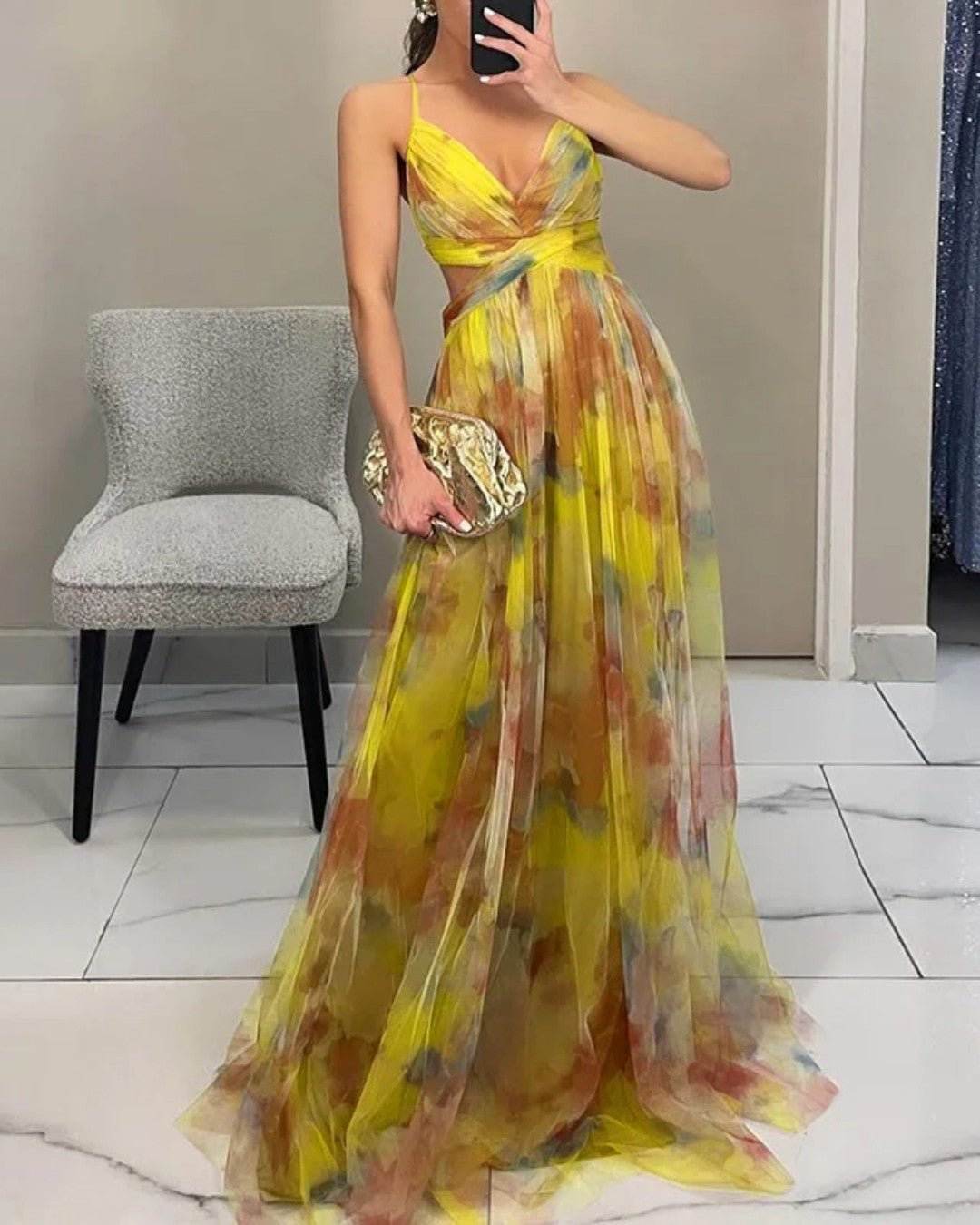 LA SCINTILLA|VESTIDO MAXI - CasaCavari