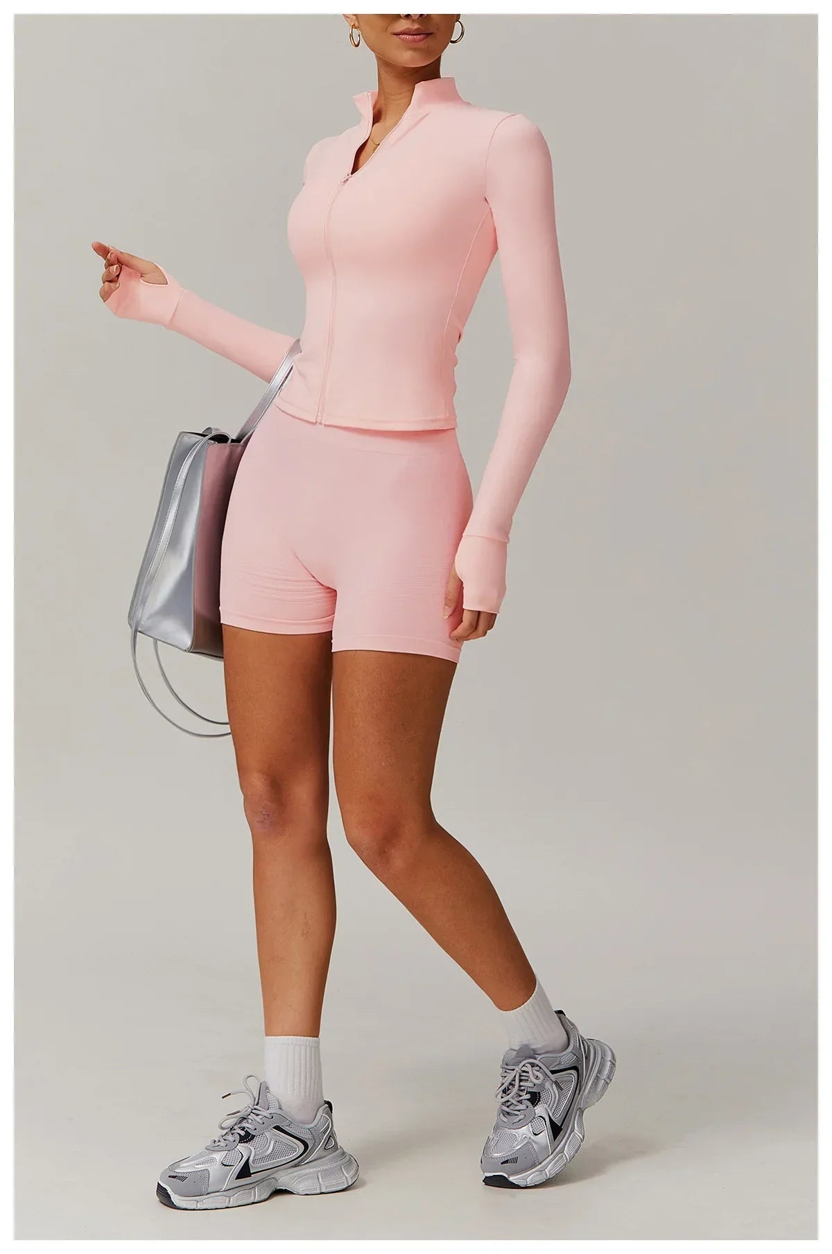LIA|Conjunto deportivo con mallas y sudadera - CasaCavari