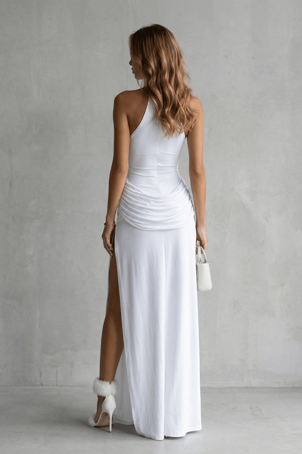 LIORA|VESTIDO MAXI SIN MANGA - CasaCavari