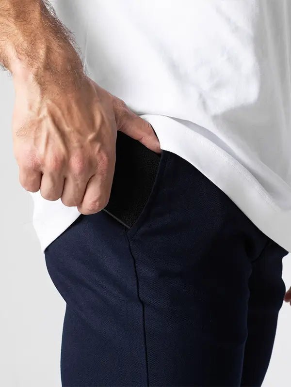 Mariano|Chino Hose - Azul Oscuro - CasaCavari