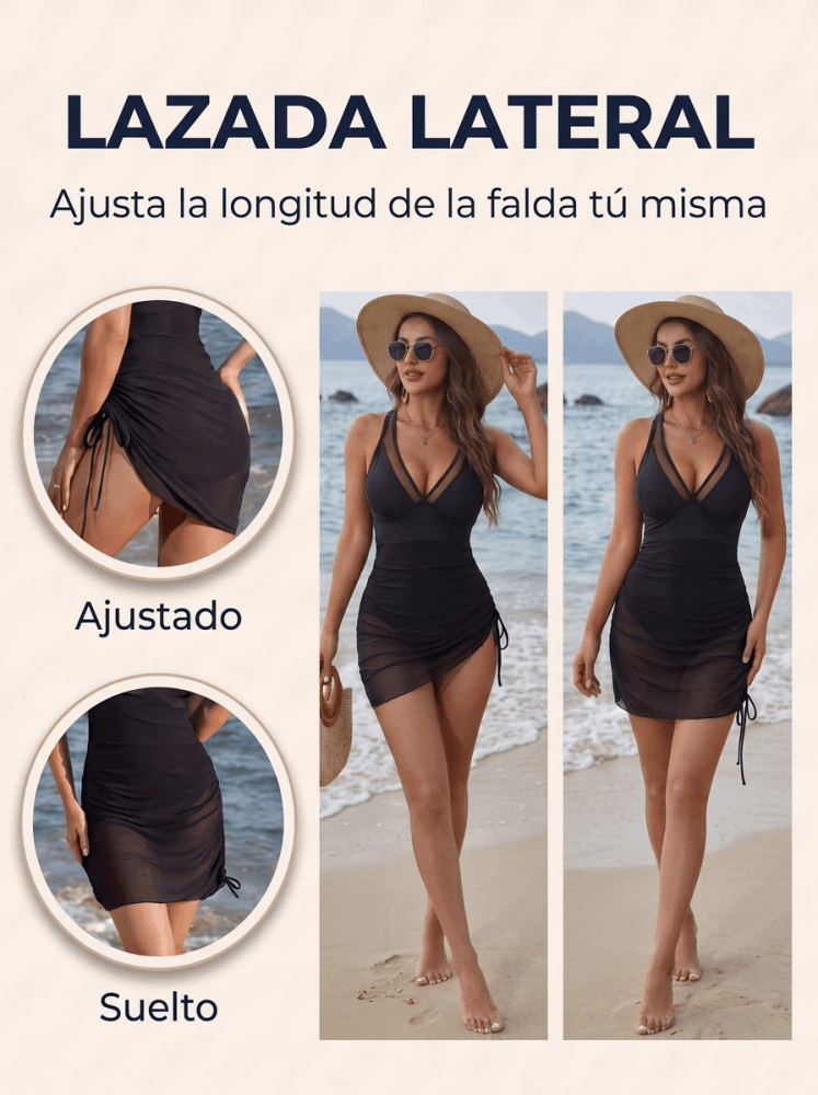 MESH|BAÑADOR ELEGANTE - CasaCavari
