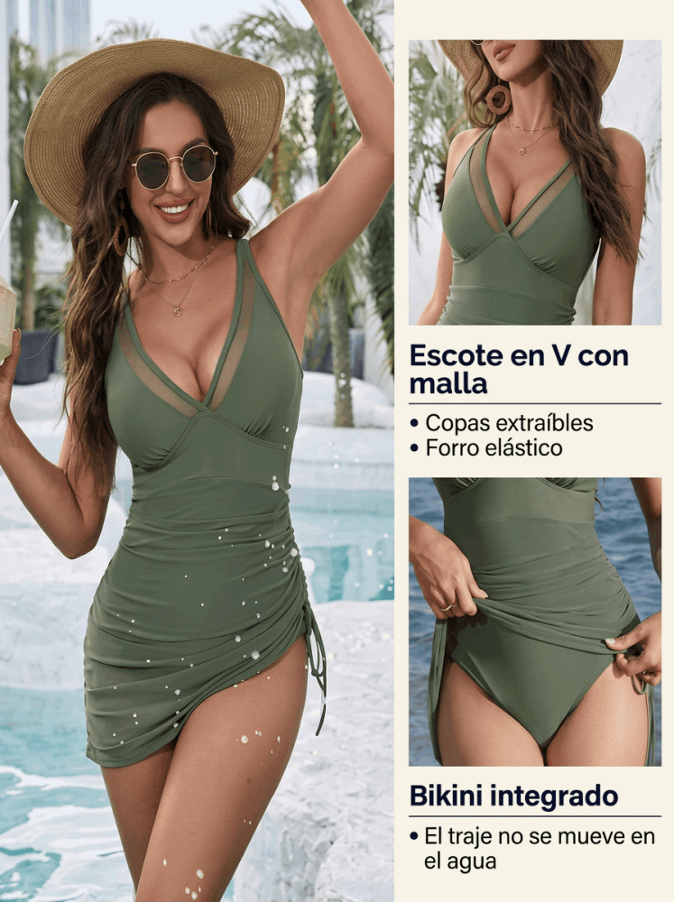 MESH|BAÑADOR ELEGANTE - CasaCavari