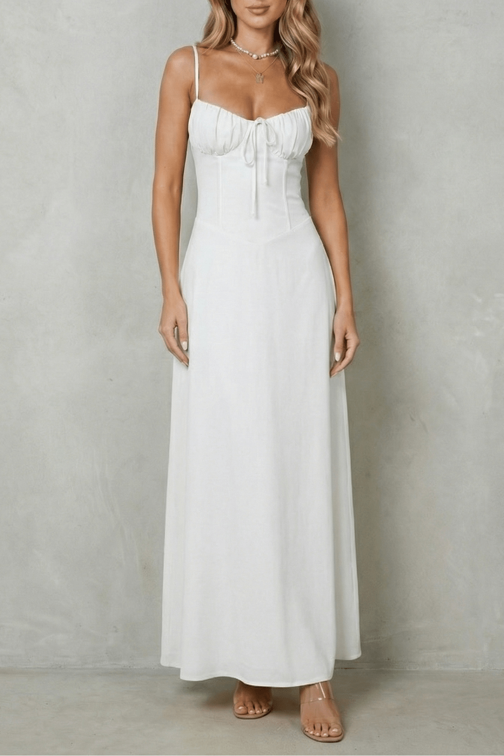 NAEVA|VESTIDO MAXI SIN MANGAS - CasaCavari