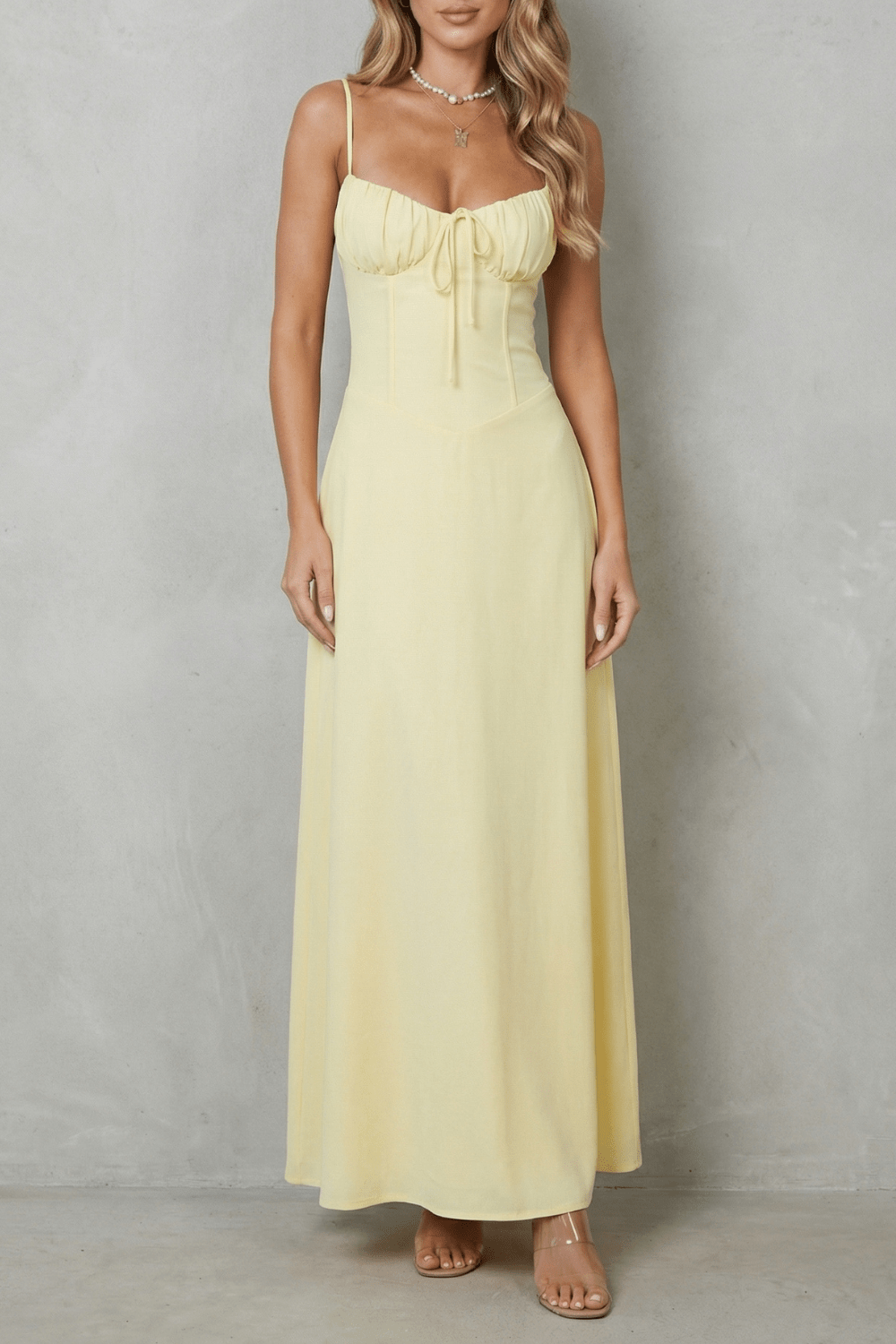 NAEVA|VESTIDO MAXI SIN MANGAS - CasaCavari