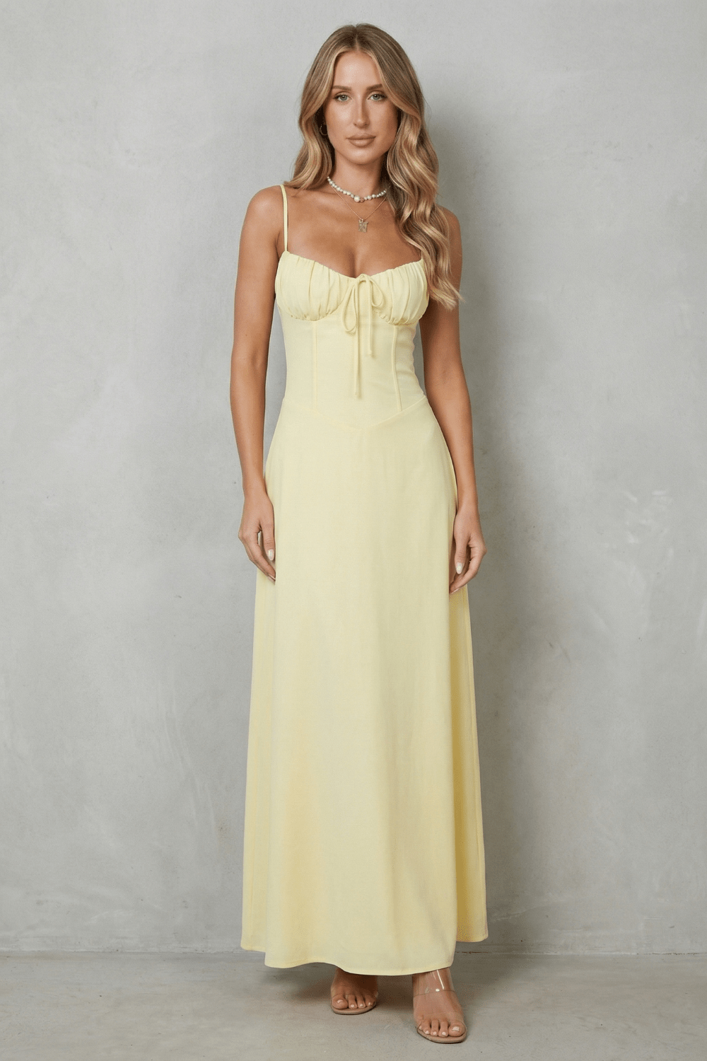 NAEVA|VESTIDO MAXI SIN MANGAS - CasaCavari