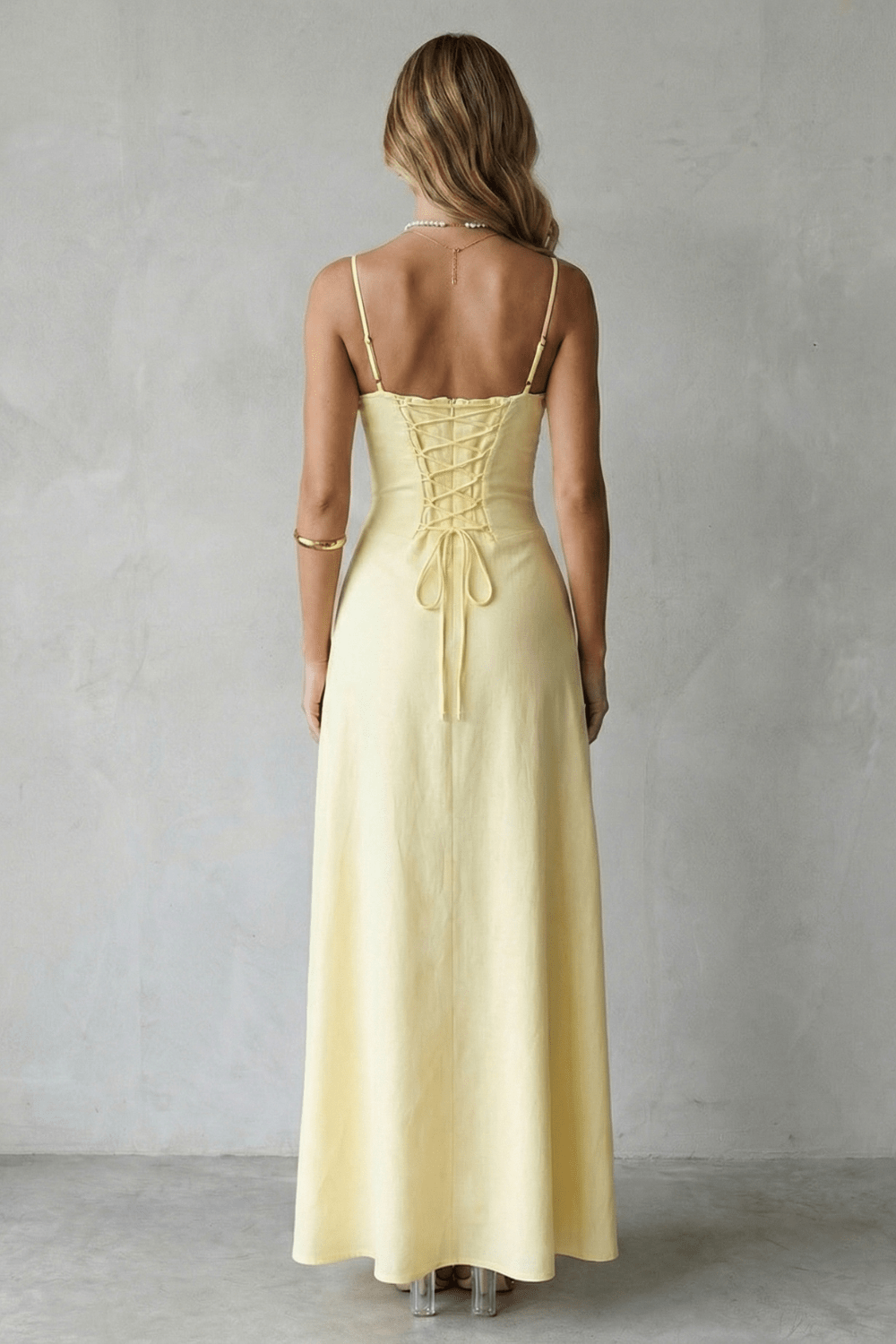 NAEVA|VESTIDO MAXI SIN MANGAS - CasaCavari