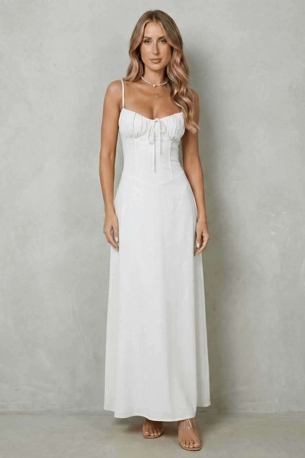 NAEVA|VESTIDO MAXI SIN MANGAS - CasaCavari