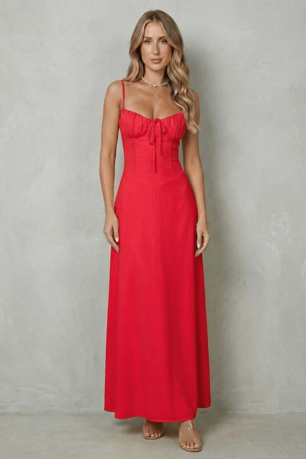 NAEVA|VESTIDO MAXI SIN MANGAS - CasaCavari