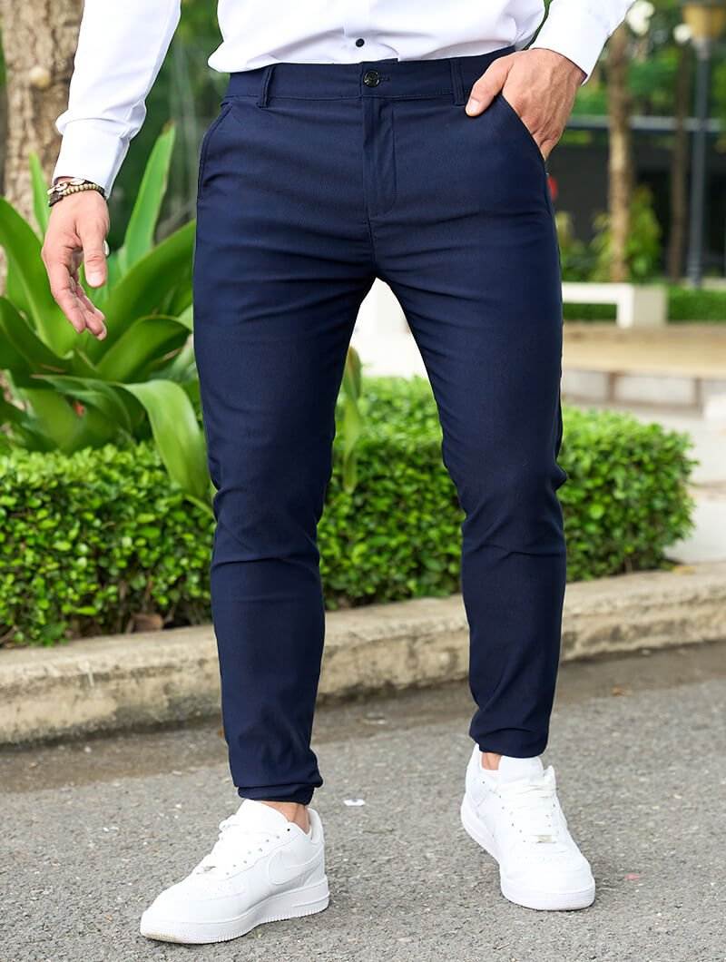 Noa|Stretch Pantalón - Azul - CasaCavari