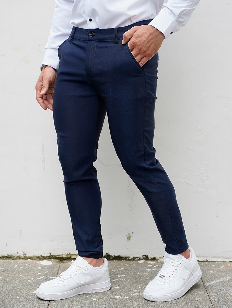 Noa|Stretch Pantalón - Azul - CasaCavari