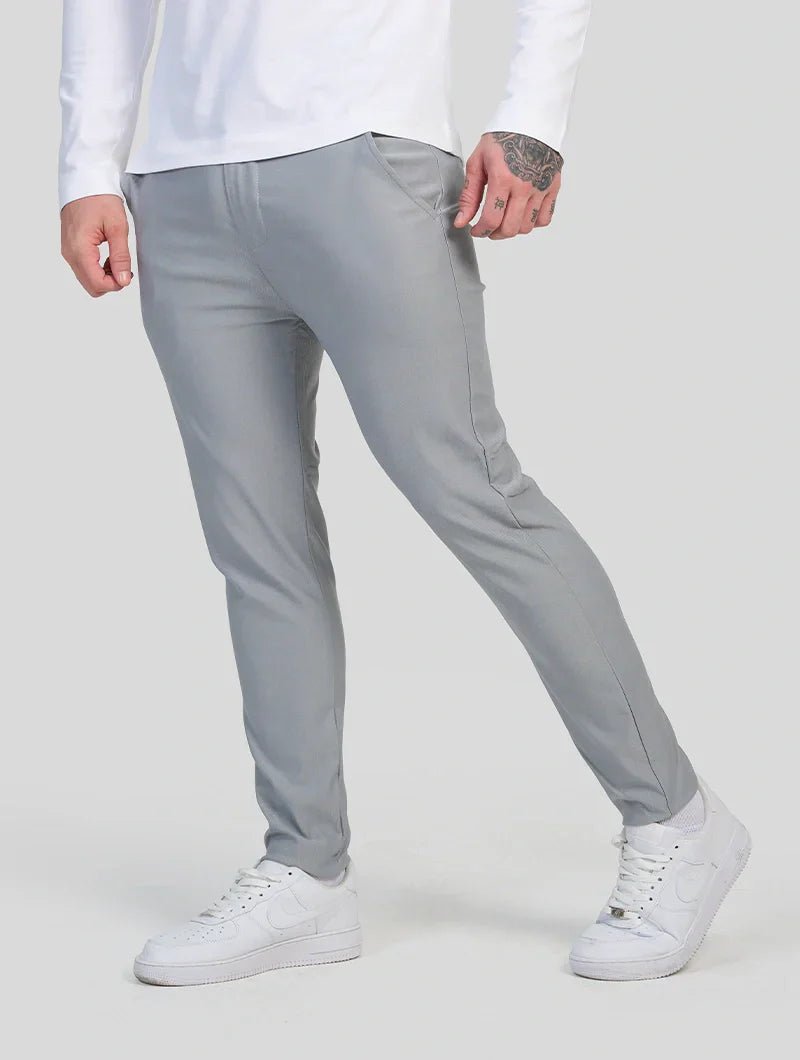 Noa|Stretch Pantalón - Gris claro - CasaCavari