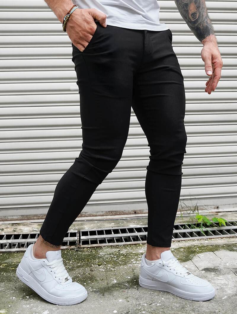 Noa|Stretch Pantalón - Negro - CasaCavari