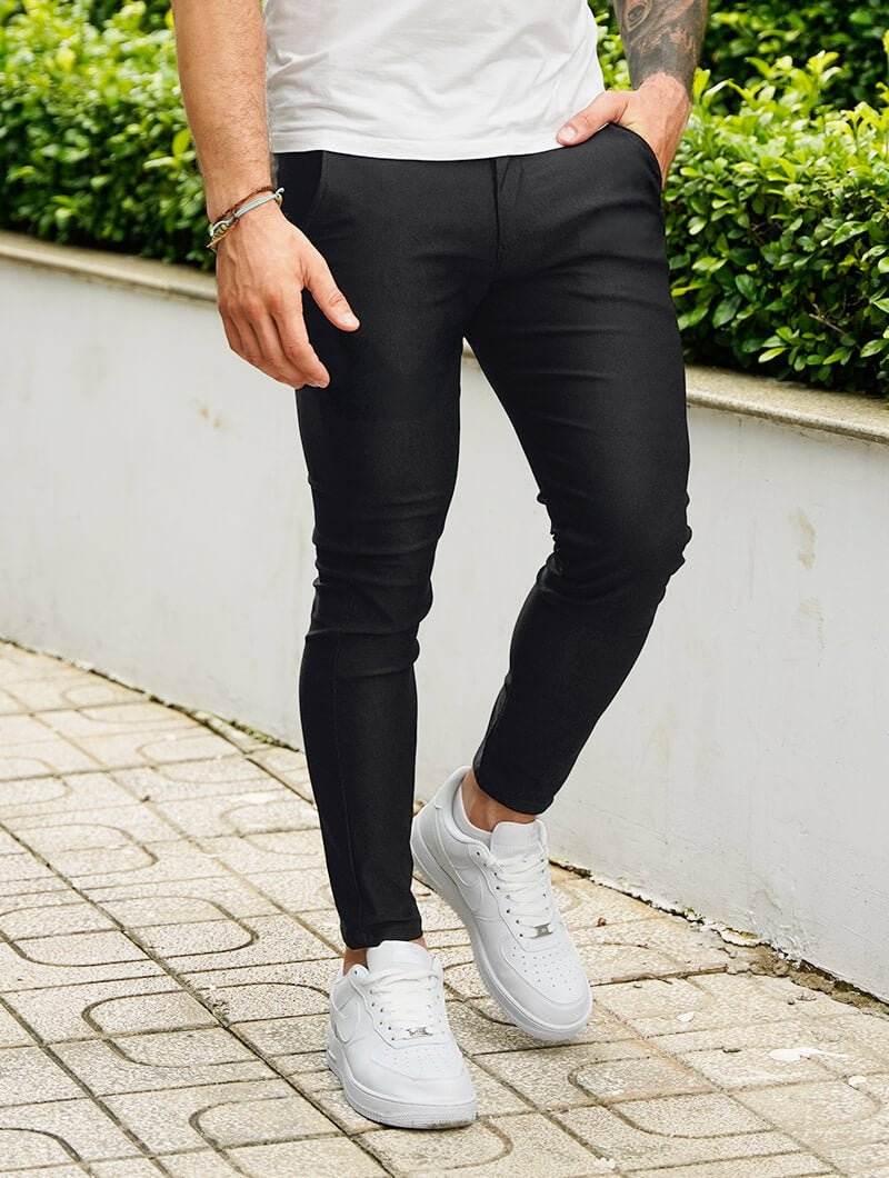 Noa|Stretch Pantalón - Negro - CasaCavari