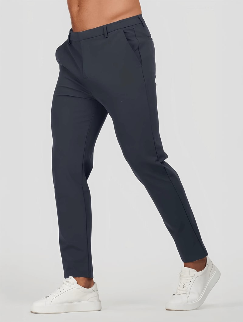 Rocio|Pantalones Rectos - Azul oscuro - CasaCavari