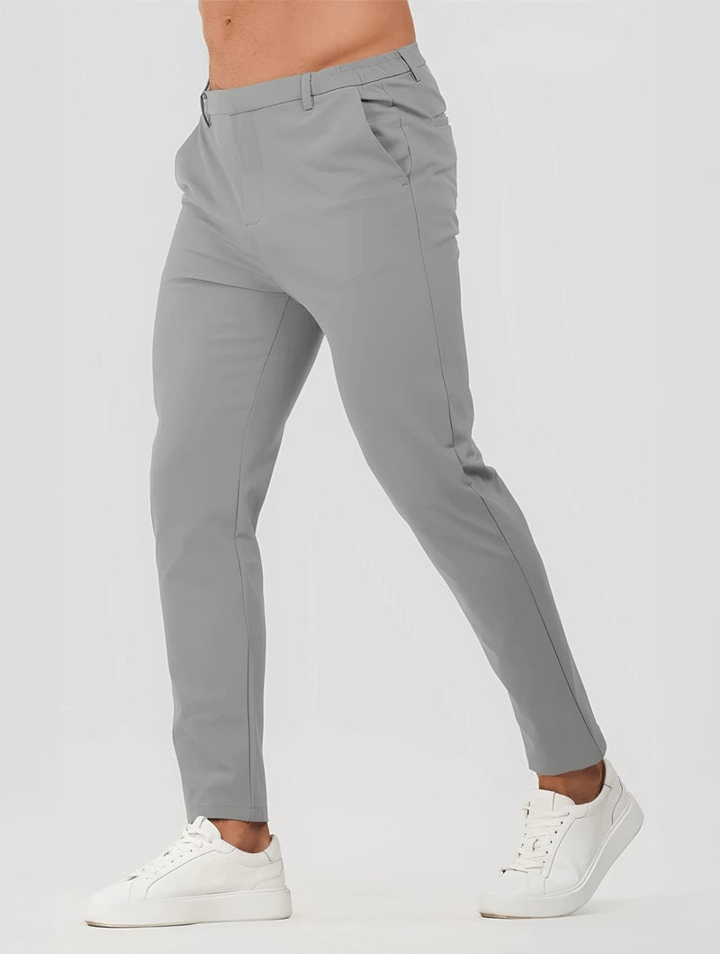 Rocio|Pantalones Rectos - Gris - CasaCavari