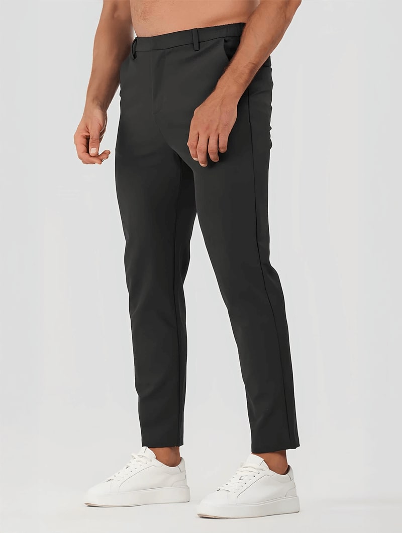 Rocio|Pantalones Rectos - Negro - CasaCavari