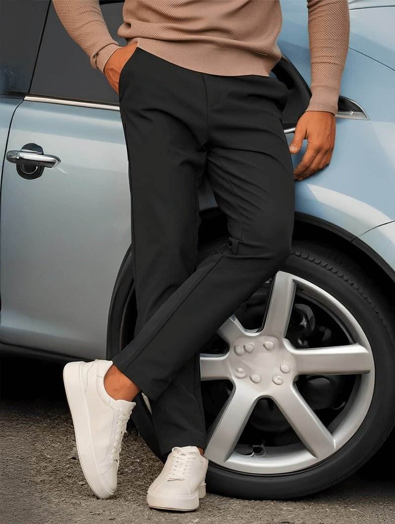 Rocio|Pantalones Rectos - Negro - CasaCavari