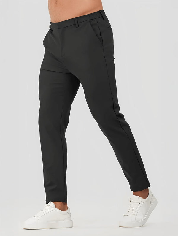 Rocio|Pantalones Rectos - Negro - CasaCavari