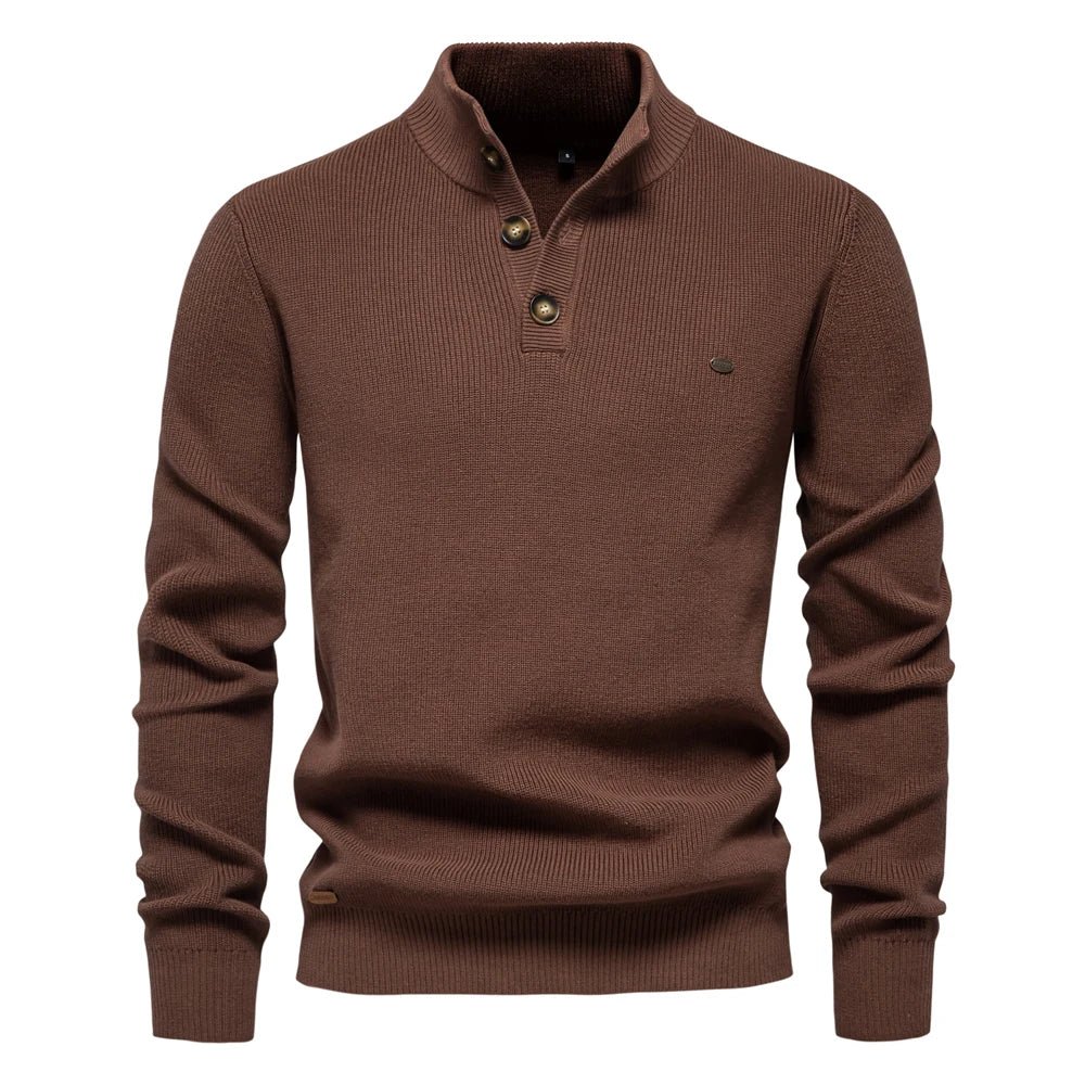SAMUEL | JERSEY ELEGANTE DE BOTÓN - CasaCavari
