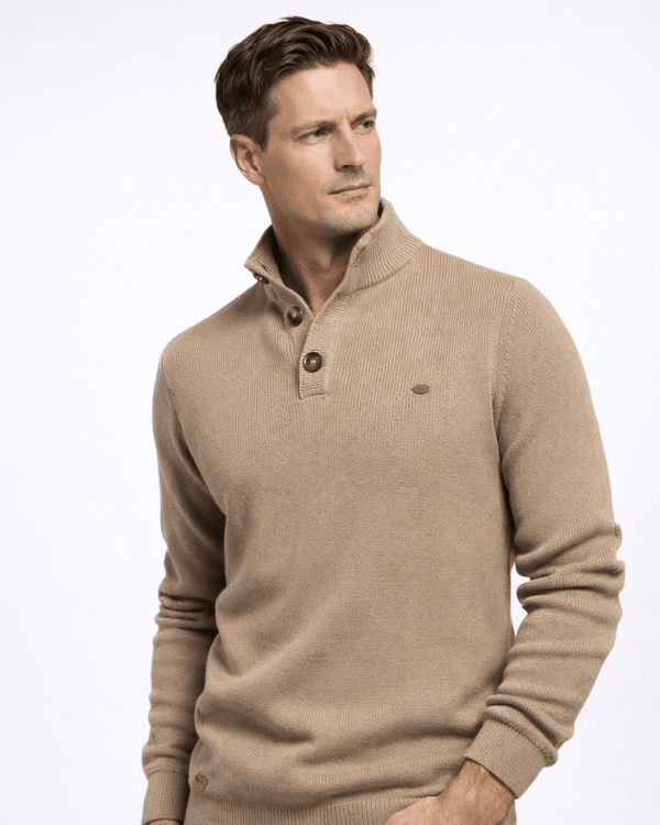 SAMUEL | JERSEY ELEGANTE DE BOTÓN - CasaCavari