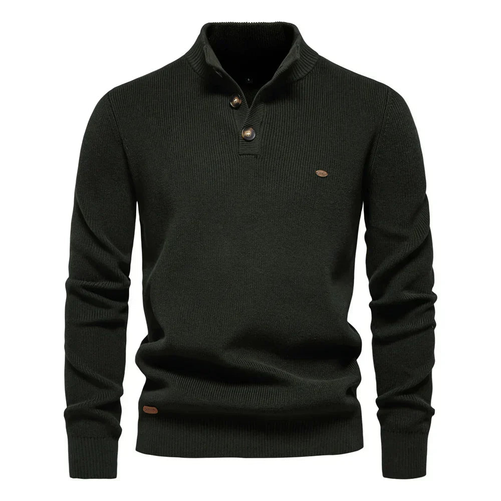 SAMUEL | JERSEY ELEGANTE DE BOTÓN - CasaCavari