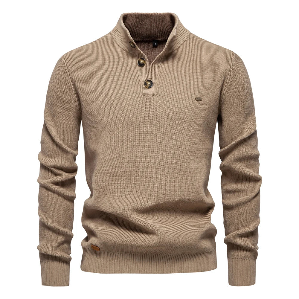 SAMUEL | JERSEY ELEGANTE DE BOTÓN - CasaCavari