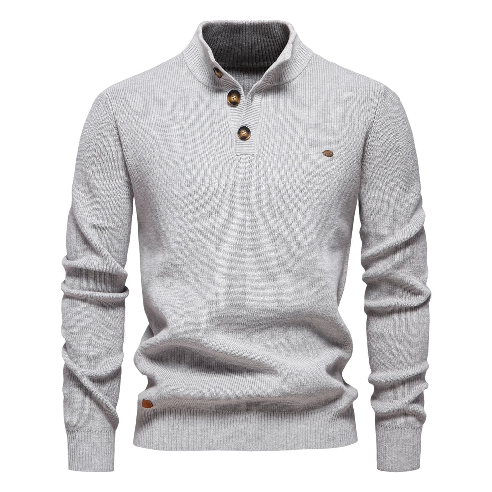 SAMUEL | JERSEY ELEGANTE DE BOTÓN - CasaCavari