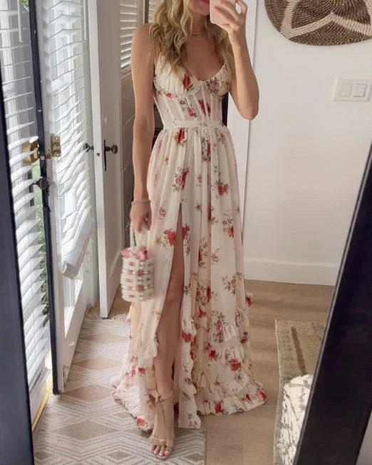 SCARLETT | VESTIDO FLORAL ROMANTICO - CasaCavari