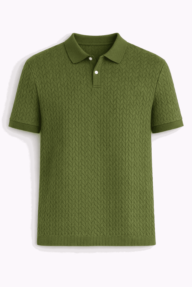 Tomás|Polo de punto texturizado - CasaCavari