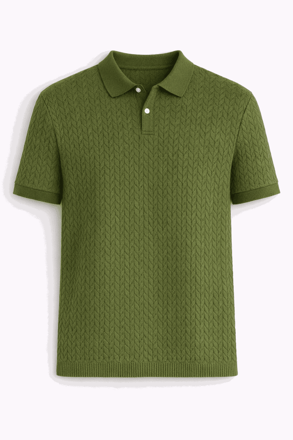 Tomás|Polo de punto texturizado - CasaCavari