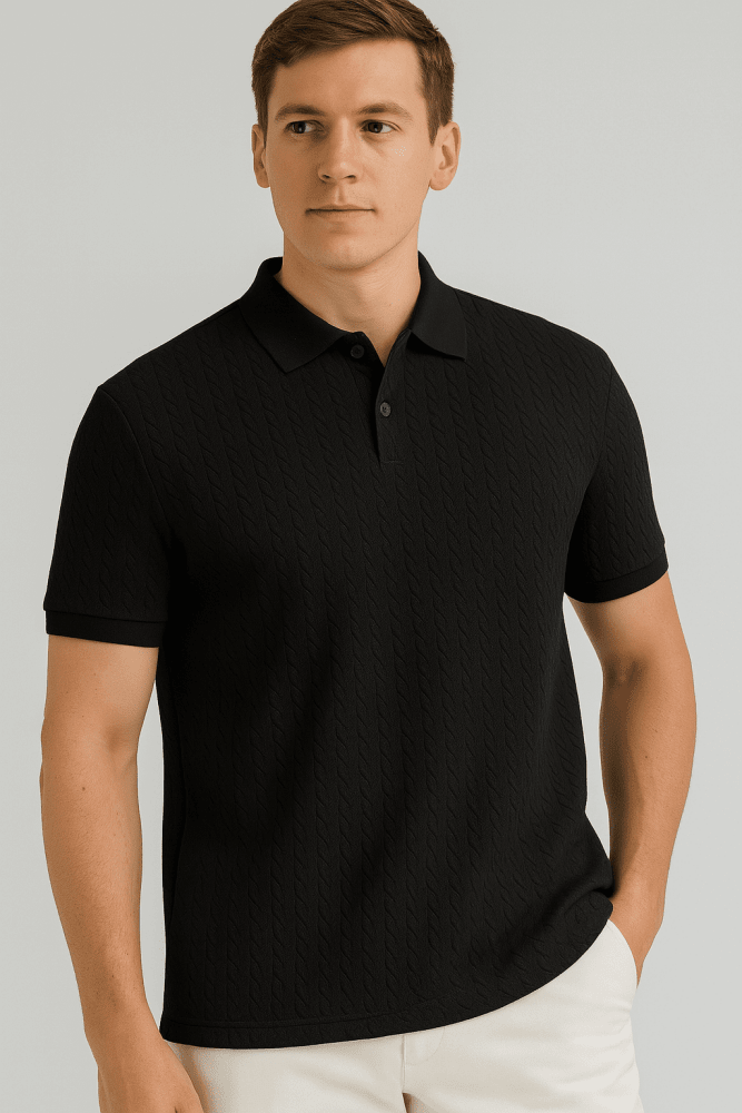 Tomás|Polo de punto texturizado - CasaCavari