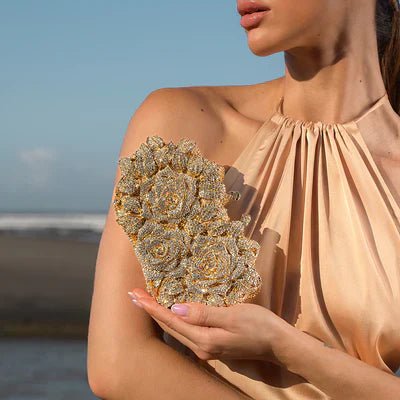 Valeria|Bolso floral de fiesta - CasaCavari