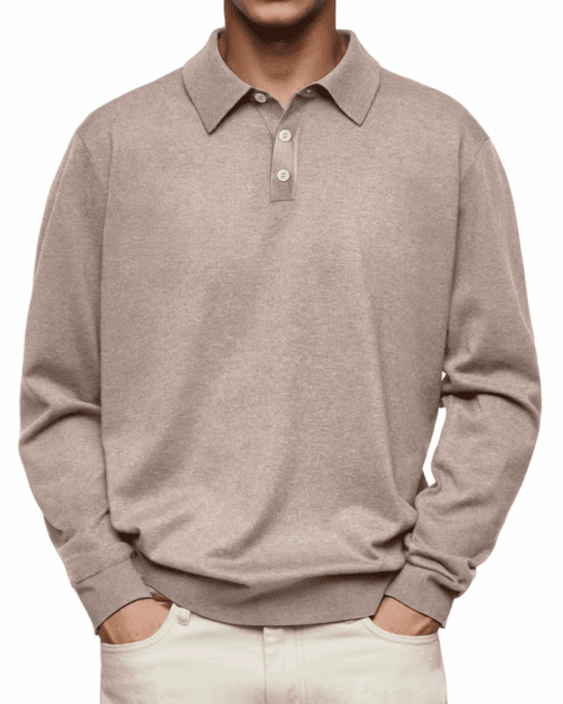 Vicente|Polo de manga larga - CasaCavari